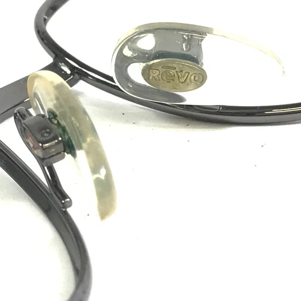 REVO Eyeglasses Frames RE3004 080/63 Gunmetal Oval Wire Rim 58-17-130